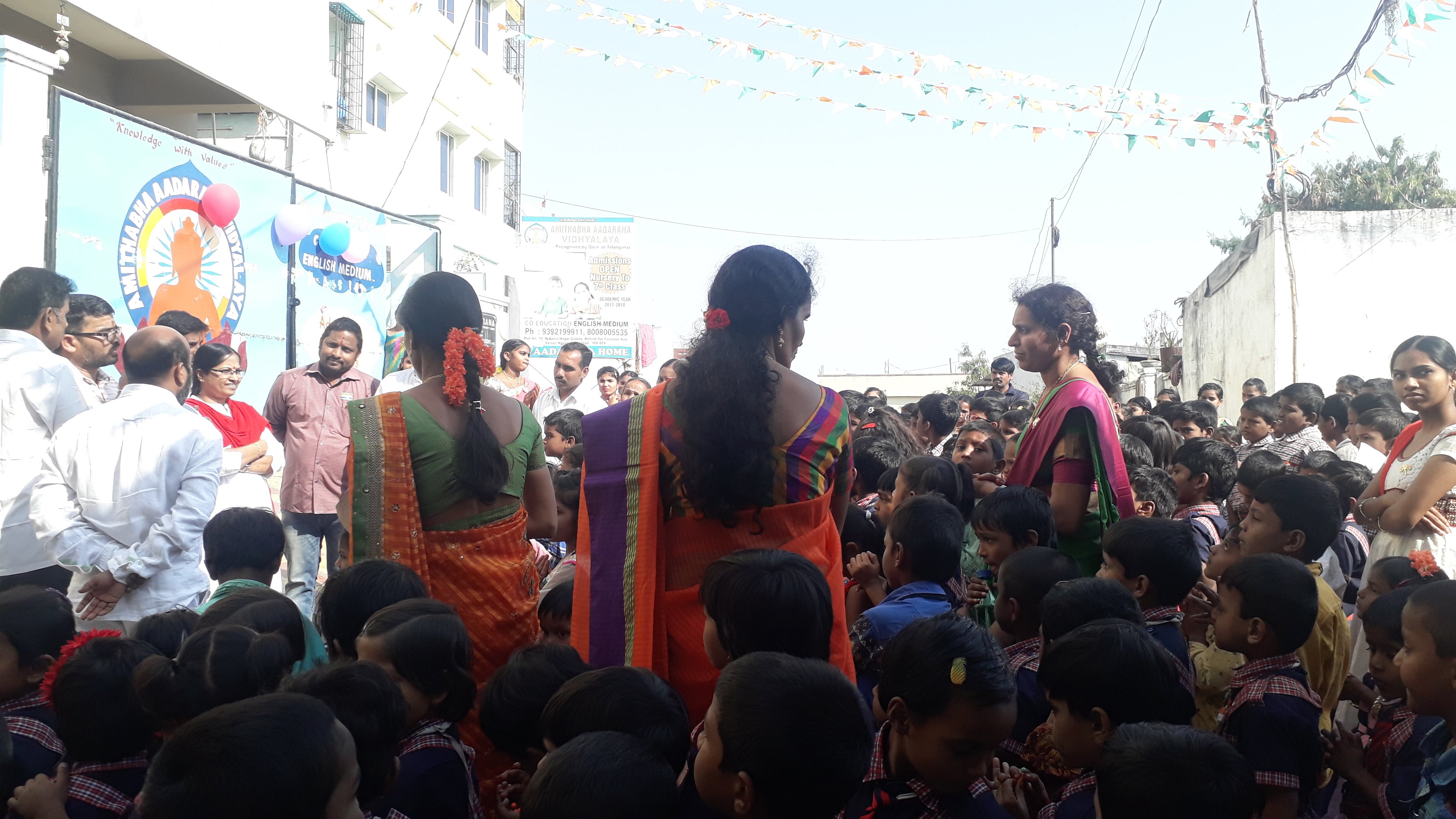 Community gathering at the Foundation